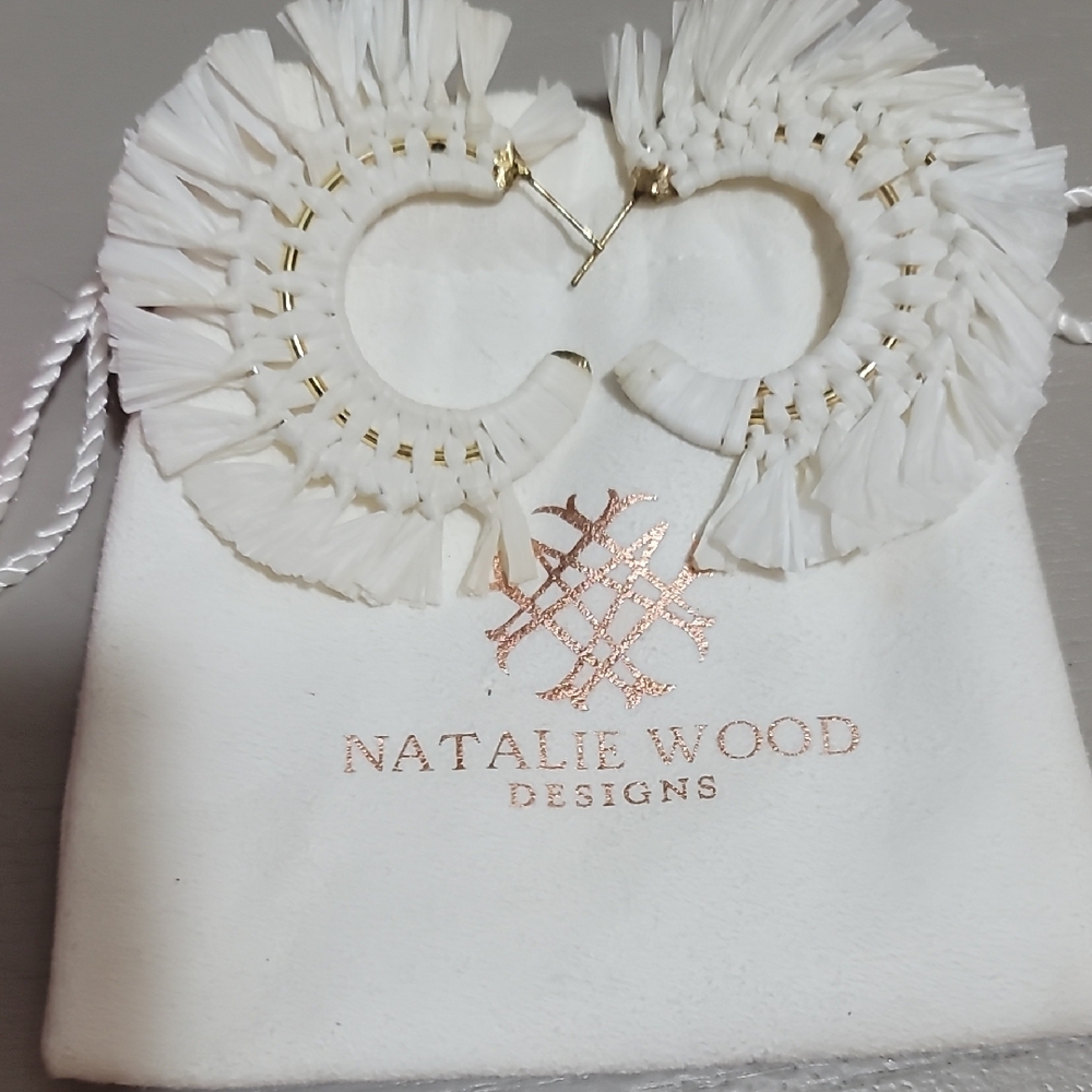 Natalie Wood Designs White Earrings